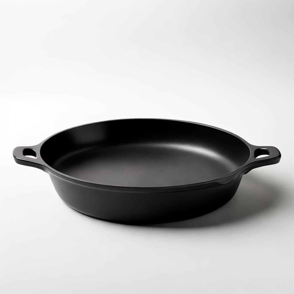 White Cast Iron Pan