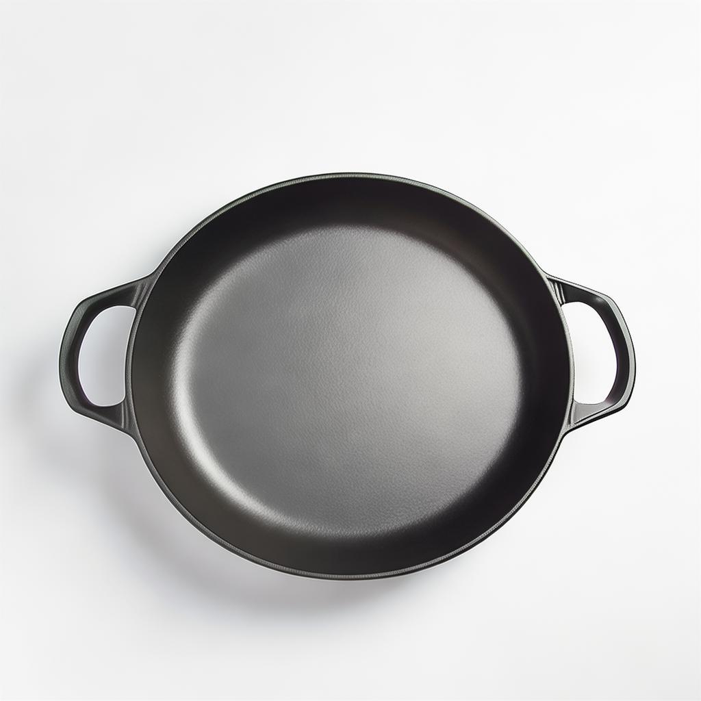 Round Cast Iron Grill Pan