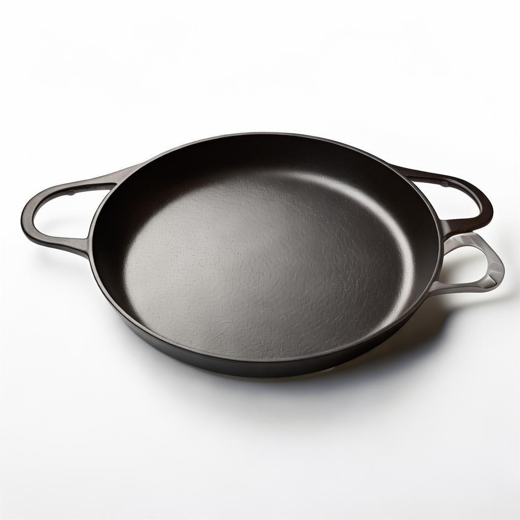 Forged Iron Pan Seasoned Aluminum Pan